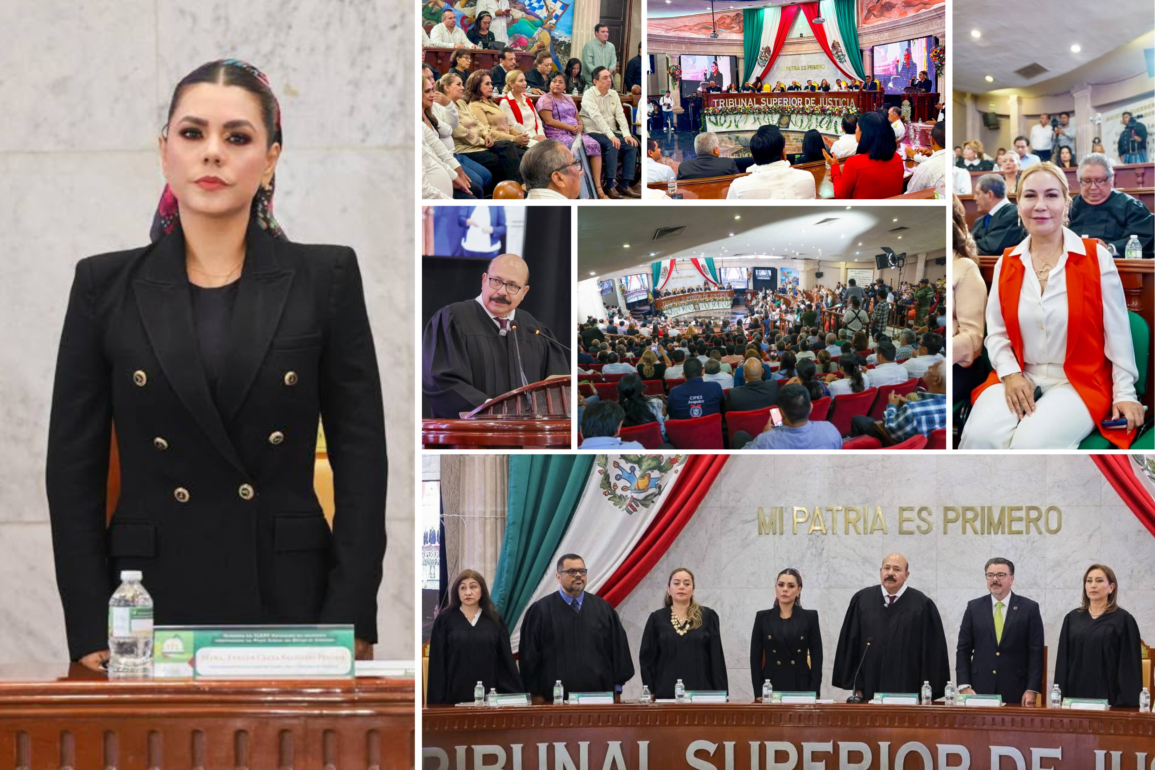 RECTORA DE LA UAGRO ASISTE A LA CONMEMORACIÓN DEL 175 ANIVERSARIO DEL PODER JUDICIAL DE GUERRERO